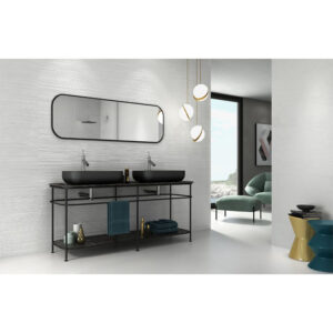 Plaster Blanco Lines Rect 25x75