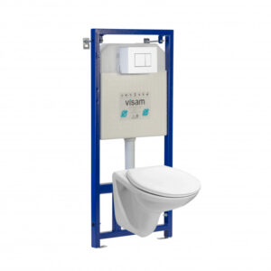WC SET - Visam ugradni kotlić+Visam Efes beli taster+Jika PRO konz. wc šolja+Visam Klasik wc daska