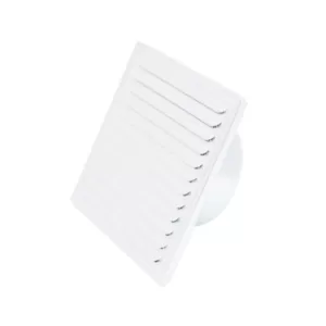 Ventilaciona rešetka 150×150/Ø110mm bela – HV lim