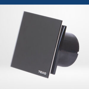 Texo air pro ventilator black gloss fi100