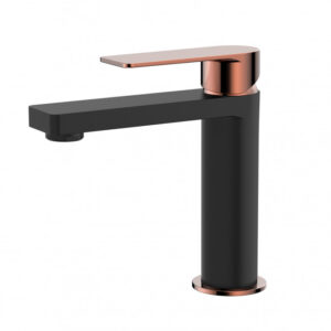 Baterija za lavabo NOOK mat crna/rose gold