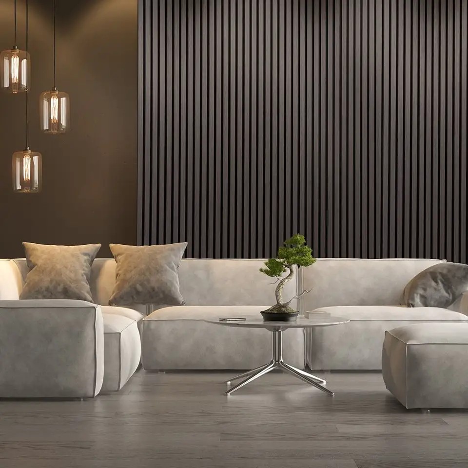 DEKORATIVNE ZIDNE LETVICE GREY KOTO 60,5X270X2,1 ZA ZVUCNU IZOLACIJU