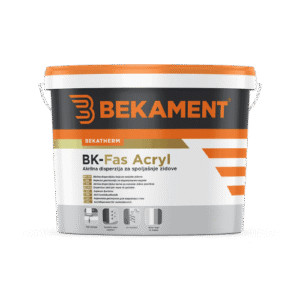 BK Fas Acryl - Akrilna disperzija bele boje za spoljašnje zidove 15l