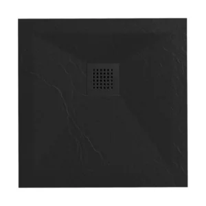 Tuš kadica COPEN SLATE BLACK 900x900x25 sa S/S black rešetkom