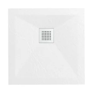 Tuš kadica COPEN SLATE WHITE 800x800x25 sa S/S white rešetkom