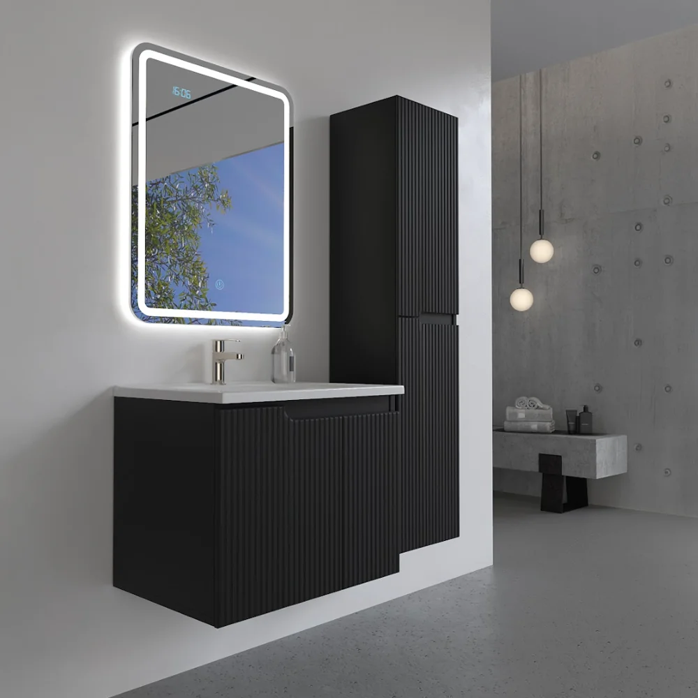 Piramida Euridika 65 H-V lavabo sa ormarićem PINO-BLACK 2